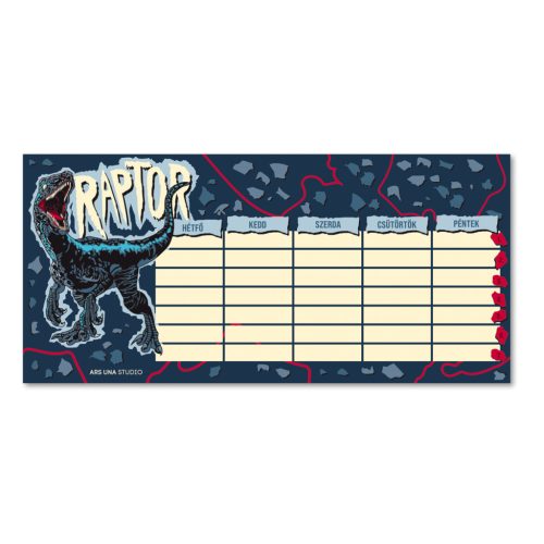 Egylapos Órarend Raptor (5087) 21 - Ars Una