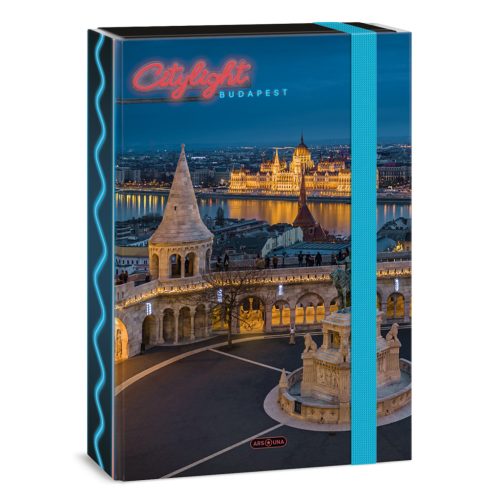 A/4 Füzetbox City Light-Budapest (5437) 24 - Ars Una