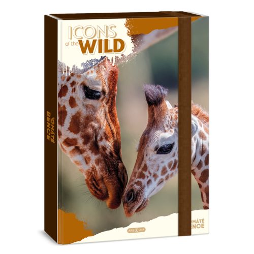 A/4 Füzetbox Icons Of The Wild-Giraffes (5505) 25 - Ars Una