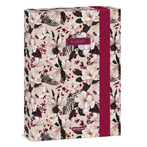 A/5 Füzetbox Flowery Pink (5375) 24 - Ars Una