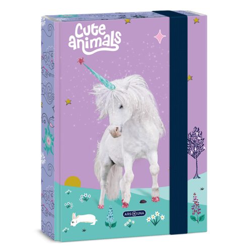 A/5 Füzetbox  Cute Animals Unicorn (5448) 25 - Ars Una