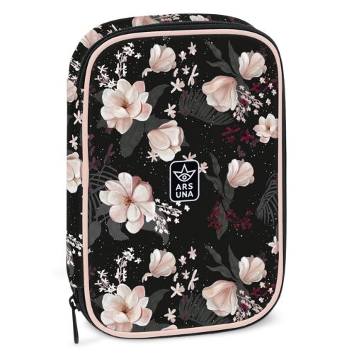 Többszintes Tolltartó Flowery Black (5374) 24 - Ars Una