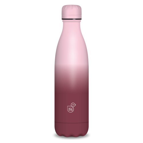 Ars Una Duplafalú Fémkulacs-500 Ml - Burgundy-Pink - Ars Una
