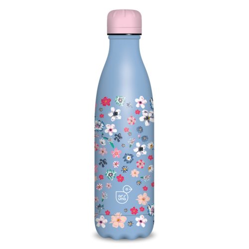 Duplafalú Fémkulacs-500Ml Pearl Blossom Blue (5376) 24 - Ars Una