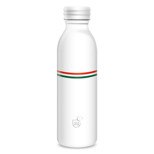 Duplafalú Fémkulacs-600Ml Flag-White (5398) 24 - Ars Una