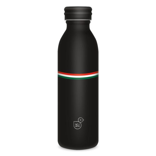 Duplafalú Fémkulacs-600Ml Flag-Black (5399) 24 - Ars Una