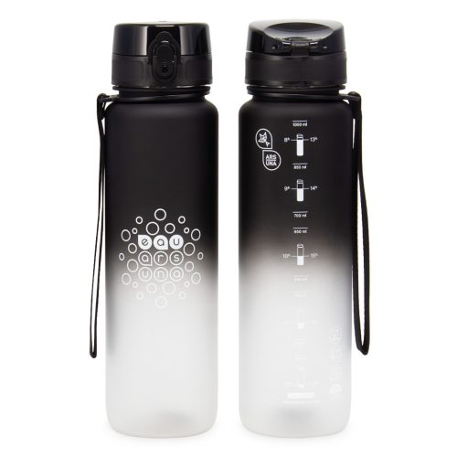 Ars Una Motivációs Kulacs Matt - 1000Ml Black & White (5451) 25 - Ars Una