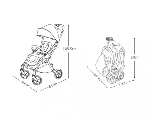 AVOVA City Ranger Blue Field sportbabakocsi