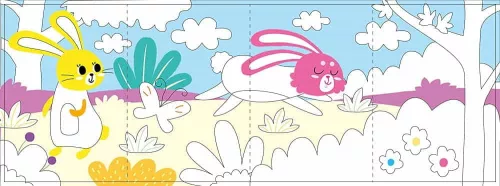 Avenir 12 db-os nyuszi 3 az 1-ben kréta poszterrel