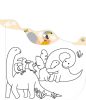 Mágikus vízzelfestő könyv dinoszauruszok Avenir