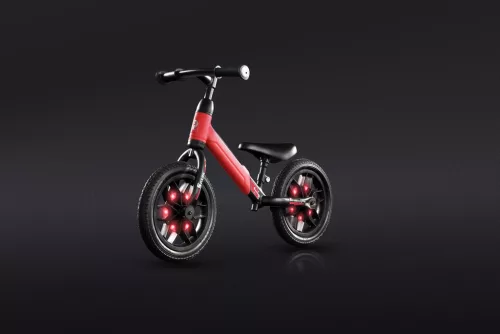 QPLAY Spark piros futóbicikli, 3 - 6 éves korig, max. 30 kg