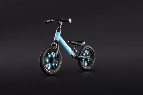 QPLAY Spark Blue futóbicikli, 3 - 6 éves korig, 30 kg-ig