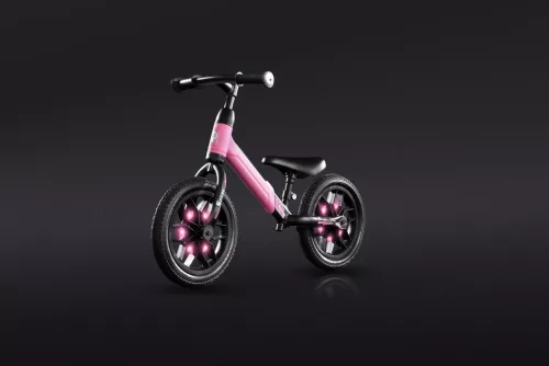 QPLAY Spark Pink futóbicikli, 3 - 6 éves korig, 30 kg-ig