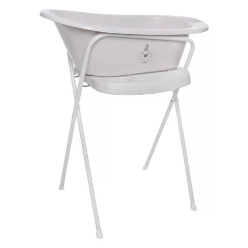 Click fém állvány kádra Bébé-Jou 98 cm Light Oat/Tiny Sheep