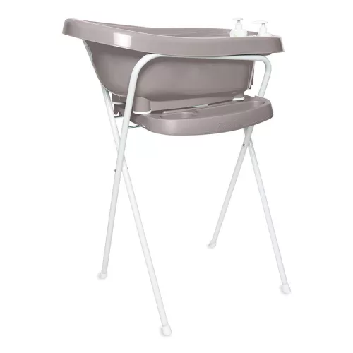 Click fém állvány kádra Bébé-Jou 98 cm Chalk Brown/Farm Friends