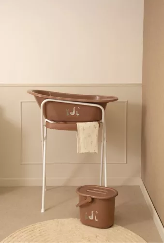 Click fém állvány kádra Bébé-Jou 103 cm Mocha Mousse/Dear Goose