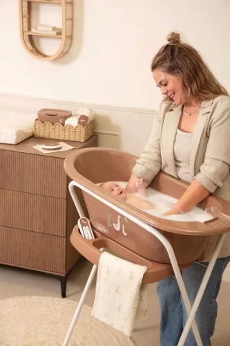 Click fém állvány kádra Bébé-Jou 103 cm Mocha Mousse/Dear Goose
