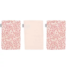 Muszlin törlőkendő bambusszal Bébé-Jou Leopard Pink 3ks