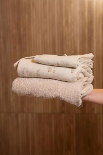 Muszlin pelenka Bébé-jou 70x70 cm szett 3 db Dear Goose