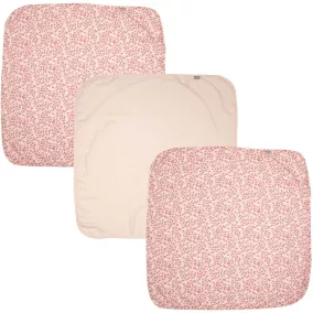   Muszlin pelenka bambuszal 70 × 70 cm 3 drb Bebe-jou Leopard Pink