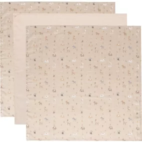 Muszlin pelenka 70x70 cm szett 3 db Steppe