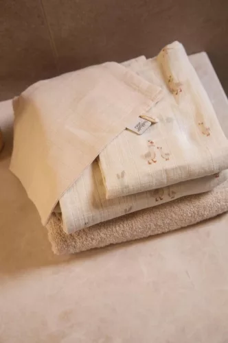 Muszlin pelenka Bébé-jou 110 × 110 cm Dear Goose