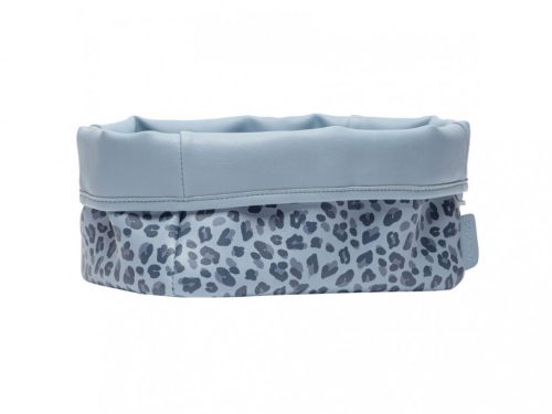 Bébé-Jou Textil tárolókosár babaápolási termékeknek- Leopard Blue
