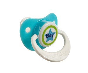 Szilikon cumi 6+ M Bébé-Jou Boy kék