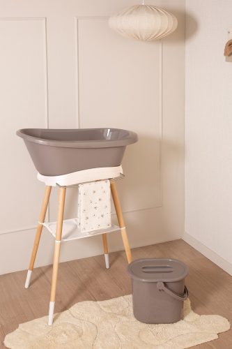 Bébé-Jou Sense Edition digitális babakád szett állvánnyal Chalk Brown