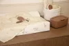 Hajkefe és fésű Bébé-Jou Mocha Mousse természetes sörtével