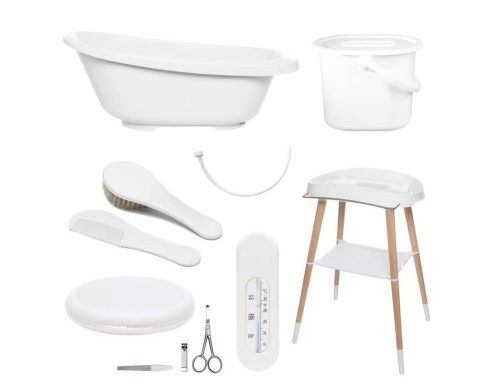 Fürdétö szett Bébé-jou Sense 7 részes White