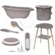Fürdétö szett Bébé-jou Sense 7 részes Chalk Brown