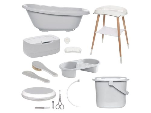 Digitális fürdétö szett Bébé-jou Sense Plus 8 részes Light Grey