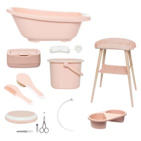   Digitális fürdétö szett Bébé-jou Sense Plus 8 részes Pale Pink