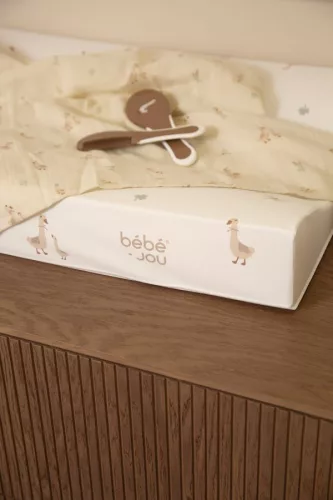 Hajkefe és fésű Bébé-Jou Dear Goose természetes sörtével