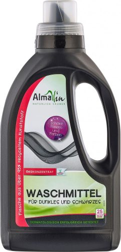 AlmaWin Öko folyékony mosószer koncentrátum sötét és fekete ruhákhoz-25 mosásra 750 ml