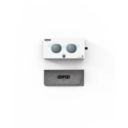 IZIPIZI Baby 0-9 C napszemüveg gumipánttal, Aqua Green