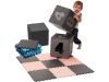 Babydan puzzle habszivacs játszószőnyeg 90x90 cm- Light grey