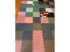 Babydan puzzle habszivacs játszószőnyeg 90x90 cm- Light grey