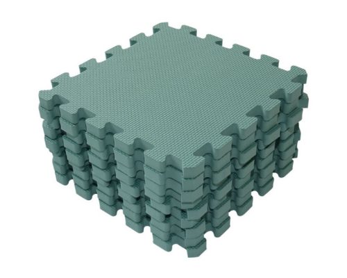 Baby Dan Puzzle habszivacs játszószőnyeg Dusty Green 90x90 cm
