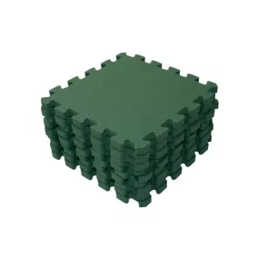   Baby Dan Puzzle habszivacs játszószőnyeg Dark Green 90x90 cm