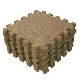 Baby Dan Puzzle habszivacs játszószőnyeg Brown 90x90 cm