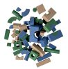 Babydan Soft Blocks puha építőkockák-kék-zöld