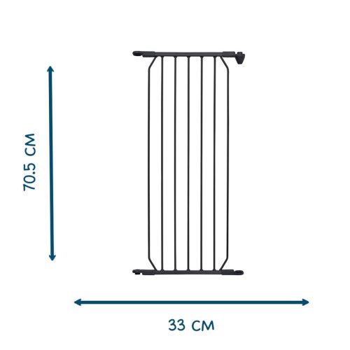 BabyDan toldalék 33 cm CombiFit/ Carl, fekete