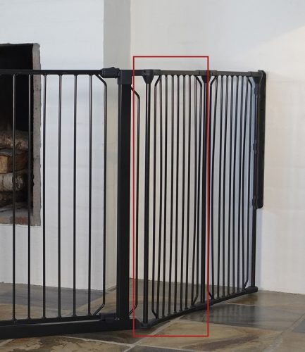 BabyDan toldalék 33 cm CombiFit/ Carl, fekete