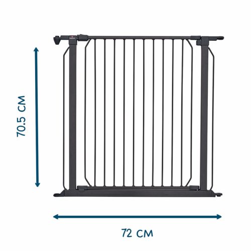 BabyDan ajtónyitós modul CombiFit/ Carl rácsokhoz, 72 cm, fekete