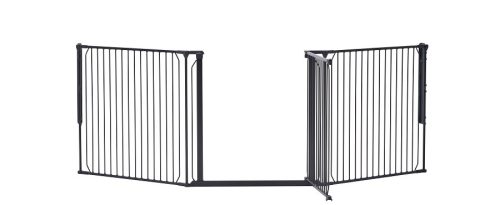 Univerzális térkorlát BabyDan Carl X Wide, fekete