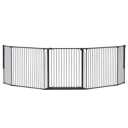 Univerzális térkorlát BabyDan Carl XX Wide, fekete