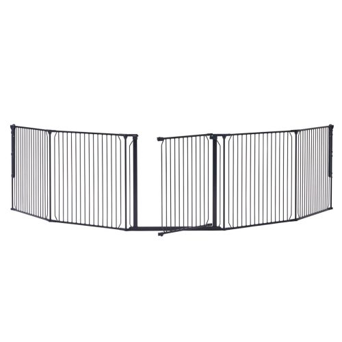 Univerzális térkorlát BabyDan Carl XXX Wide, fekete