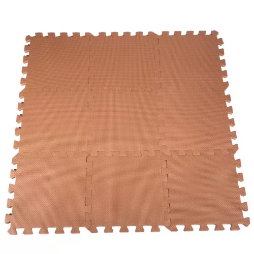 Baby Dan Puzzle habszivacs játszószőnyeg Mocca 90x90 cm